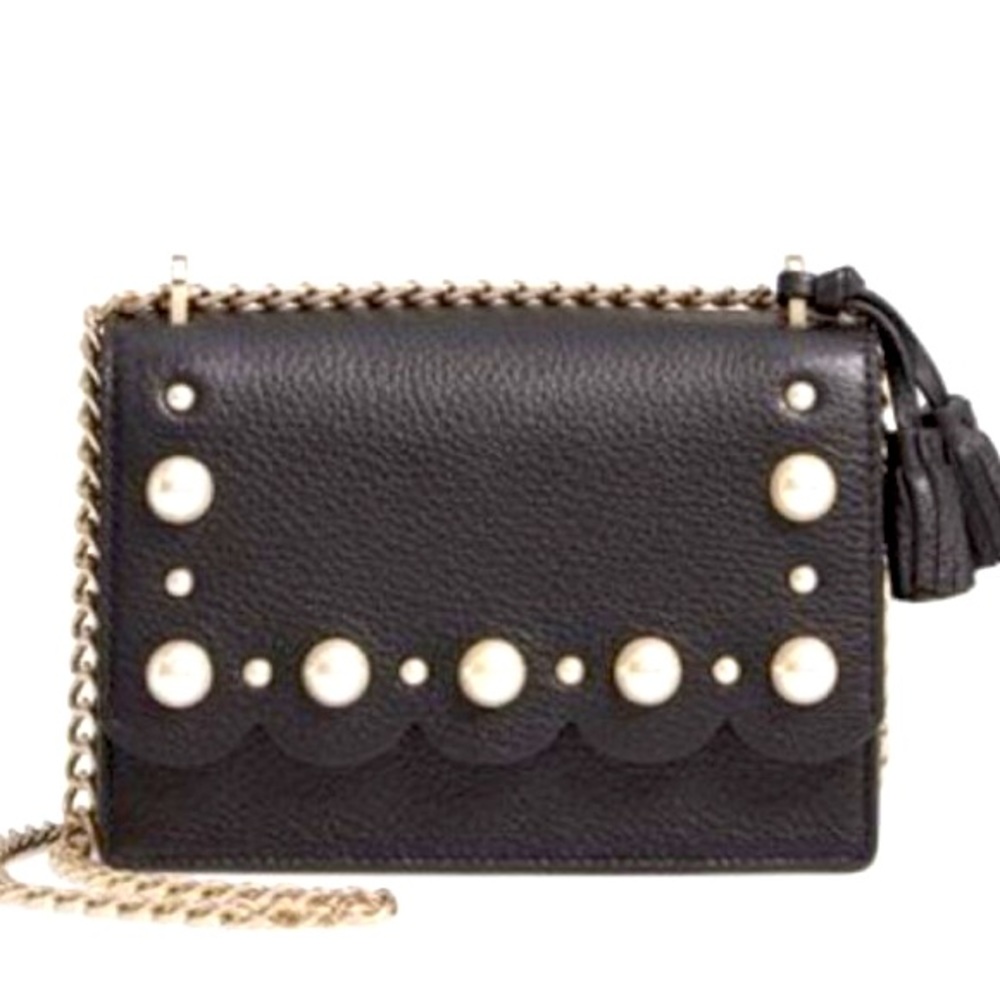 BNWT Kate Spade Black Pearl Crossbody